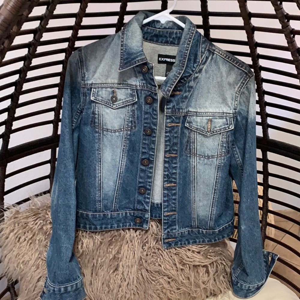 Express Jean jacket. Size M. Lightly worn